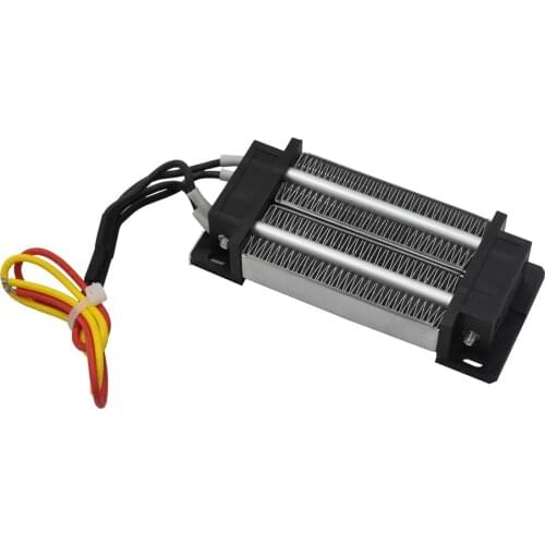 2 Pcs Warm Tool Insulated PTC Ceramic Air Heater 200W 12 V (AC / DC) 2 Row/mini Egg Incubator Heaters Incubation Equipment