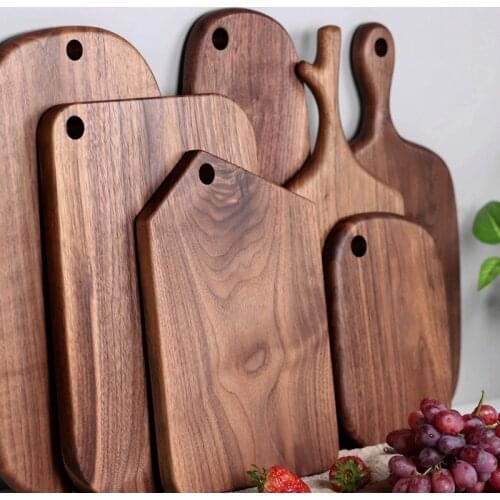 Chopping boards Solid wood cutting board black walnut pizza board whole wood steak bread board cutting vegetables fruit