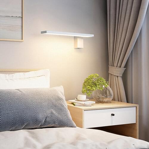 Modern minimalist LED wall lamp 12W bedroom bedside lamp wall lamp living room corridor aisle lamps background wall decoration
