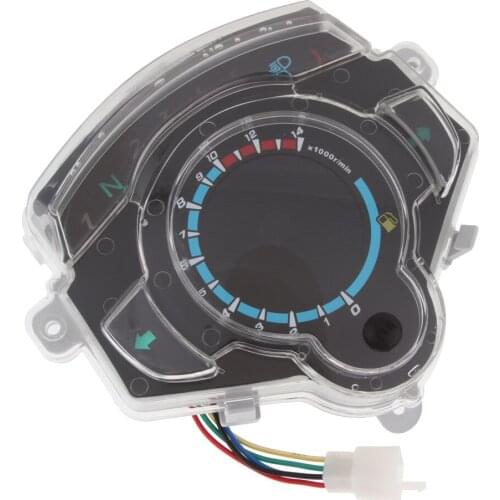Motorcycle LED Speedometer Tachometer Odometer Fuel Level Instrument Cluster