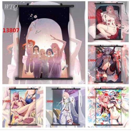 Darling In The FranXX Zero Two Anime Posters Wall Poster Canvas Painting Wall Decor Wall Art Picture Home Decor Room Decoration