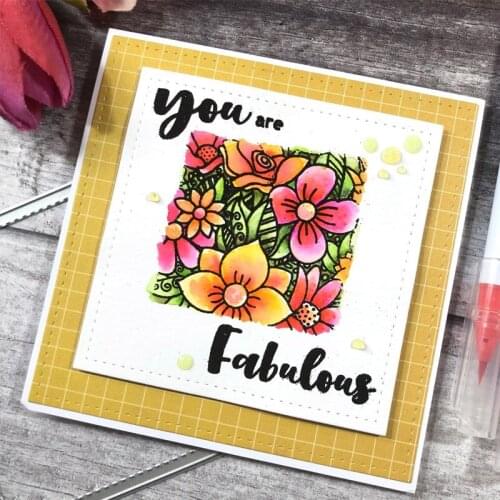 2020 Hot New Sets Square Frame Metal Cutting Dies For Scrapbooking Craft Die Cut Card Photo Album Making Embossing Stenci