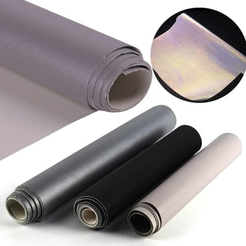 3 Sizes Reflective Artificial PU leather Fabric For DIY Patchwork Sewing Craft Clothing Bags Shoes Decoration Accessories