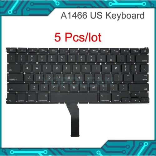 5Pcs New US keyboard For Macbook Air 13" A1369 A1466 Keyboard US English Layout 2011-2017 Years