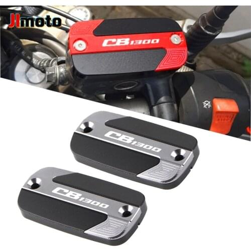 High Quality Motorcycle Accessories CNC Brake Master Cylinder Fluid Reservoir Cover Oil Cap FOR HONDA CB 1300 CB1300 1997-2016