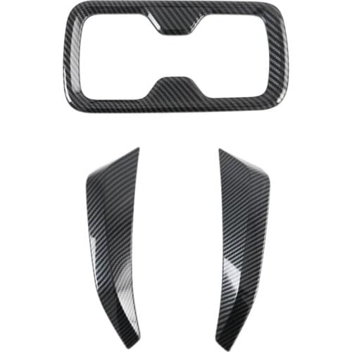 Car Front Water Cup Holder Protector Frame Cover Trim with Car Center Console Instrument Panel Decor Cover Trim