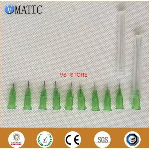 Free Shipping Quality Assured Non Sterilized 34G Luer Lock Hub 1/4'' Tubing Length Glue Dispensing Needle Tip 1/4 Inch