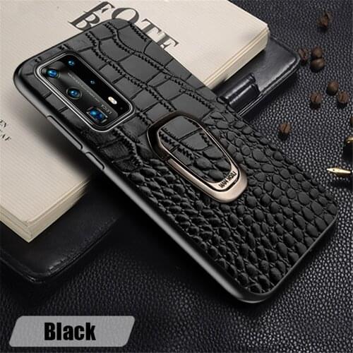 Magnetic Kickstand Case For Huawei P40 Pro Plus Case Cowhide Leather Full Cover Coque For Huawei P30 Pro P20 Pro P40 Pro + Funda