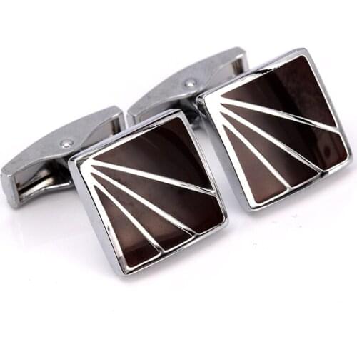 New Arrive Metal Men Enamel Cufflinks For Wedding Fashion Square red ray Cufflinks Mens French Shirt Cufflinks Cuff Nail Gifts
