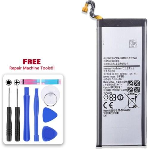 Original Kikiss For Samsung EB-BN930ABE/ EB-BN935ABA 3500mAh Battery For Samsung Galaxy Note 7 Note7 SM G935 G935F Bateria