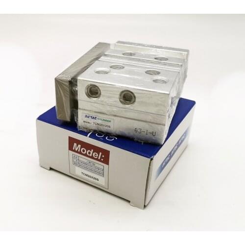 Original AirTAC Pneumatic Cylinder TCM20X20S Tri-rod Cylinder Three Rod Air Cylinder TCM20*20S