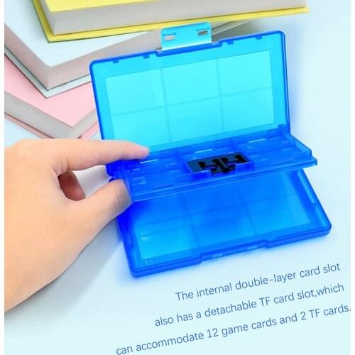 Portable Game Cards Case For Nintendo Switch Shockproof Hard Shell Storage Box