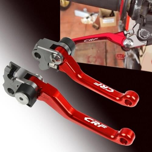 For HONDA CRF 250R 450R 250X 450X 230F Foldable Brake Clutch Levers CRF250R CRF450R CRF250X CRF450X CRF230F CRF250L/M 2003-2018