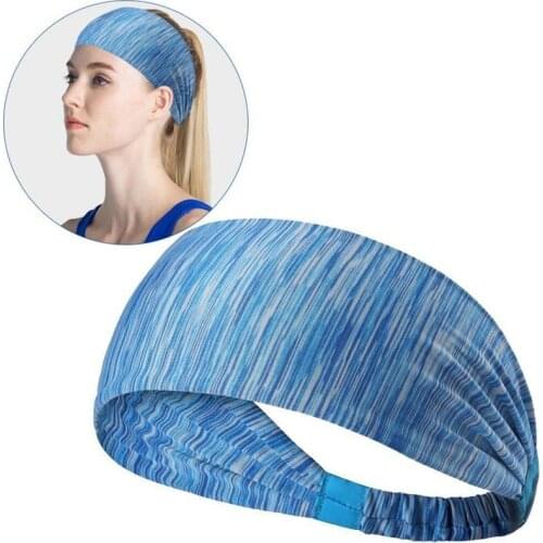 Sport Headband Wide Sweat Absorption Quick Drying Anti-sweat Sweatband Hairband Scarf for Fitness Yoga Running 2019 New