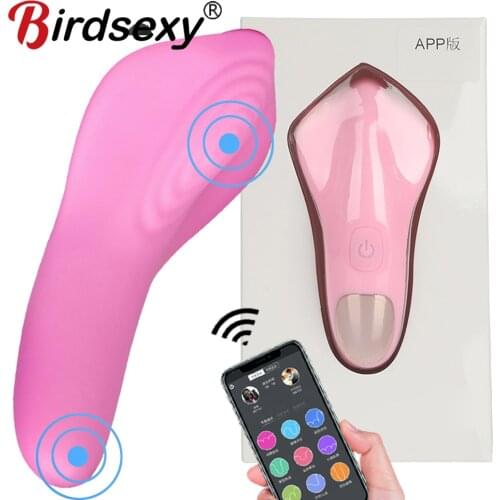 Vibrating Panties Sex Toys for Women APP Bluetooth Wireless Remote Control G Spot Stimulator Vibrator Adult Sex Toys Sex Shops