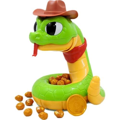 Funny Rattlesnake Game Toys Trap Board Desktop Play Novelty Kids Children Lucky Games Fidget Toy Prank Family Interactive Party