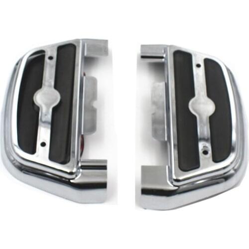 2x LED Light Passenger Footboard Floorboard Cove Motorcycle For Harley Electra Glide FLHR FLTR Softail Touring