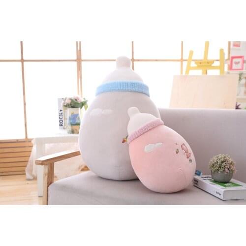 45cm-75cm Pacifier Pillow Filling Pillow Sleeping Toys with Pillow Lovely Round Cute Baby Bottle Pillow