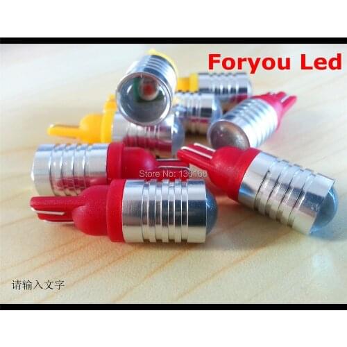 4x T10 w5w 501 5W High Power Cree chip Side/Interior License light LED Bulb White