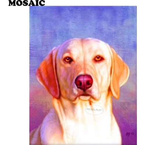 NEW Diy Diamond Painting Cross Stitch Square Diamond Embroidery Labrador Full 5D Diamond Mosaic Crafts Home Decor art