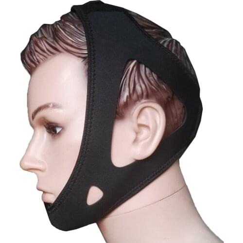 Anti Snore Stop Snoring Chin Strap Apnea Jaw Belt Support Adjustable Sleep Aids