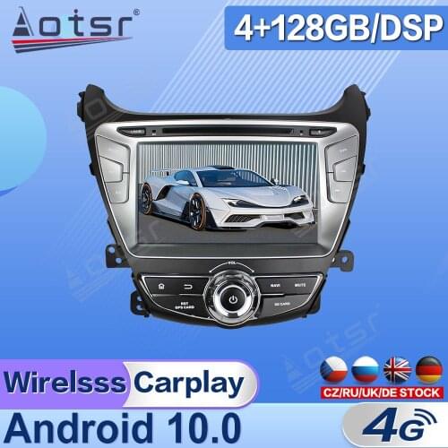 For Hyundai Elantra MD Avante 2011-2013 Android Car Radio Player GPS Video Recorder Car Multimedia Navigaion Audio PX6 Head Unit