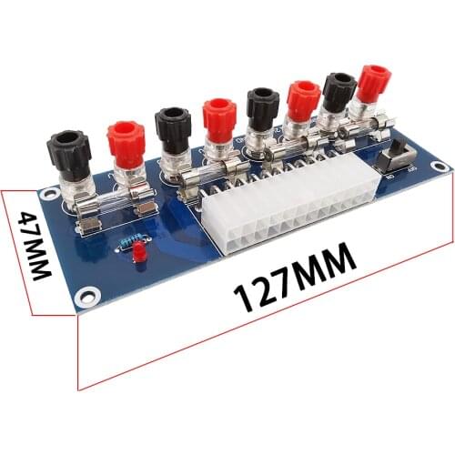 1Piece XH-M229 2x12Pin Desktop Chassis Power Supply ATX Transfer Board Module Power Supply Output Terminals