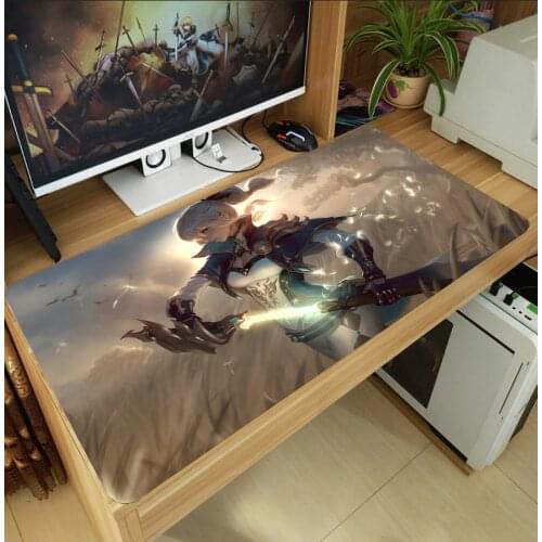 Anime Genshin Impact Jean Large Mouse Pad Laptop PC Gaming Desk Keyboard Mat Thicken Anti-Slip Playmat Otaku Cosplay Gift