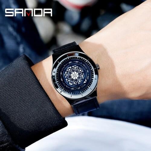 BASID Top Brand Luxury Hot Sale Modern Mens Watches Creative Concept Wristwatch Waterproof Sport Watch Gentleman For Gifts Male
