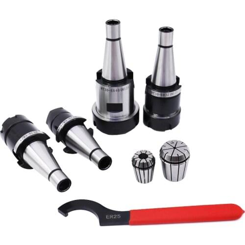 CNC Shank Milling Machine Tool Holder NT30-ER20 25 32 40-M12 Collet for CNC Milling Machine Spindle Tool Holder and Knife Shank