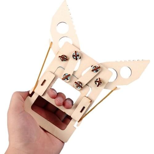 DIY Assembily Mechanical Manipulator Hand Physics Experiment Home Educational Kid Manual Toy