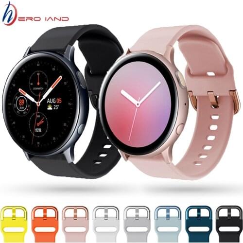 For Samsung Galaxy watch 46mm 42mm active 2 strap 20mm 22mm Gear s3 amazfit bip watchband Accessories Galaxy watch bracelet