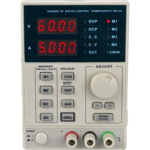 Hot Sale High Accuracy Variable Adjustable 60V 5A DC Linear Power Supply Digital Regulated Lab Grade Power Supply Electric Meter