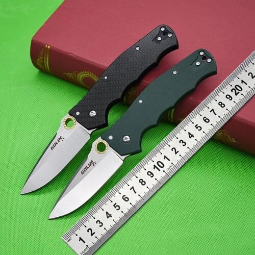 New Hot Sale S35VN Steel Folding Knife With Carbon Fiber Handle Outdoor Pocket Knife Practical EDC Camping Hunting Tool 62QCFB