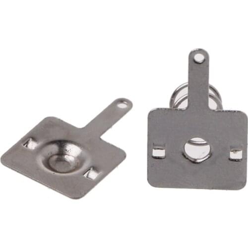 T3EC 50 Pairs Metal Battery Spring Plate Set for AA AAA Positive Negative Contact