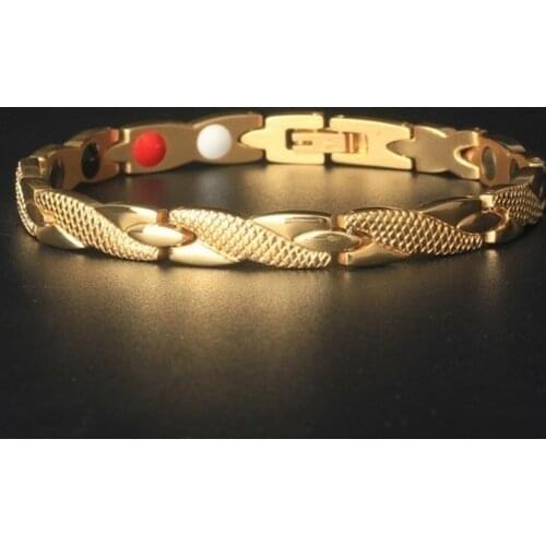 2020 New Dragon Pattern Twisted Healthy Magnetic Magnet Bracelet for Women Power Therapy Magnets Bracelets Bangles for Women Men