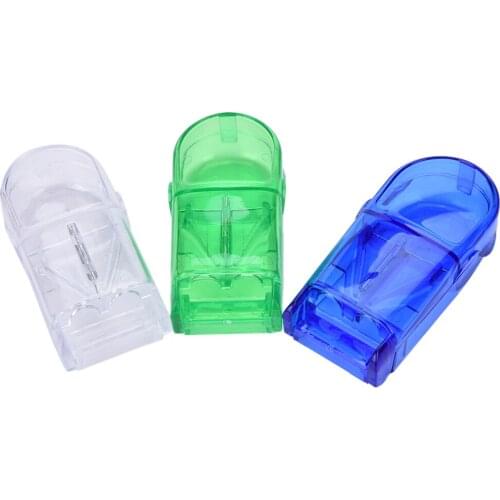 NEW Pill Cutter Box Portable Convenient Storage Box Tablet Cutter Splitter Medicine Holder Pill Cutter Box Pillendoosje