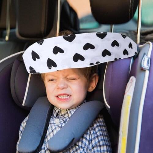 Baby Stroller Sleeping Head Body Support Belt Baby Cars Seat Sleep Nap Aid Head Band Printed Infant carriage Travel Safety Belt