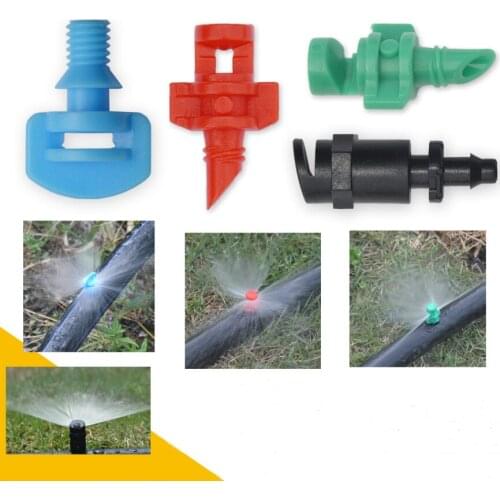 Simple nozzle 360 degree refraction atomization 180 degree cooling micro nozzle PE tube micro spray garden irrigation