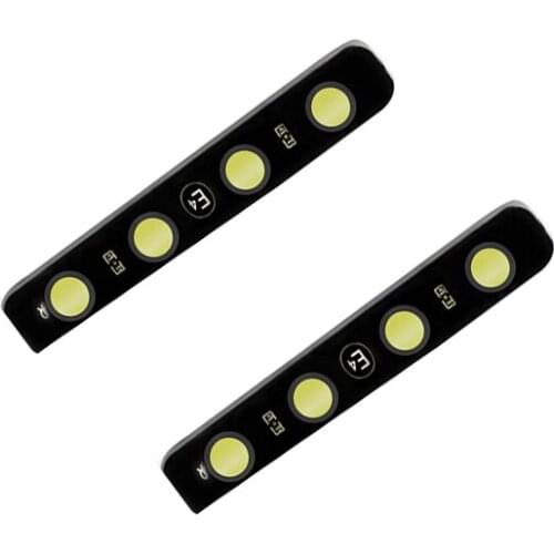 2Pcs/Pair Universal Car DRL High Power 4LED Daytime Running Light 6000K White Color LED Fog Lamp Driveing Light