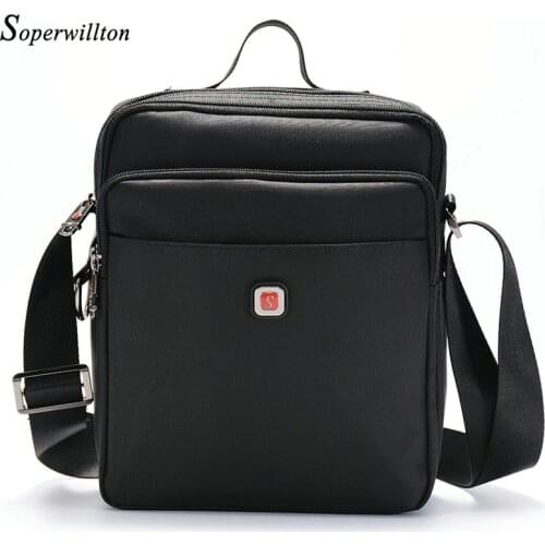 Мужские черные сумки Soperwillton China At AliExpress