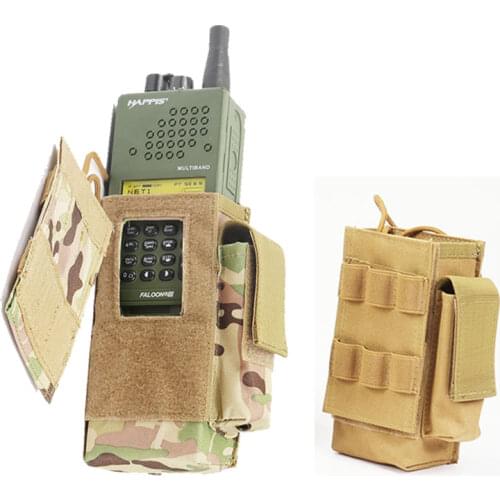 Standard Tactical Walkie Talkie Pouch Nylon Holster Radio Bag PRC 152 Molle Hunting Waist Belt Holster Carry case For Radio