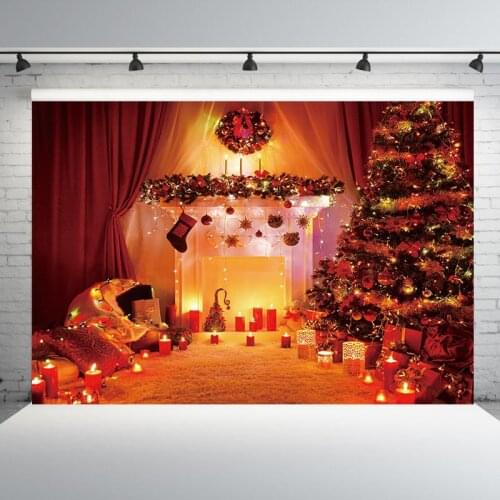 Photography Background Vinyl and Polyester Background Computer Printed Christmas Backdrops for Photo Studio Photocall