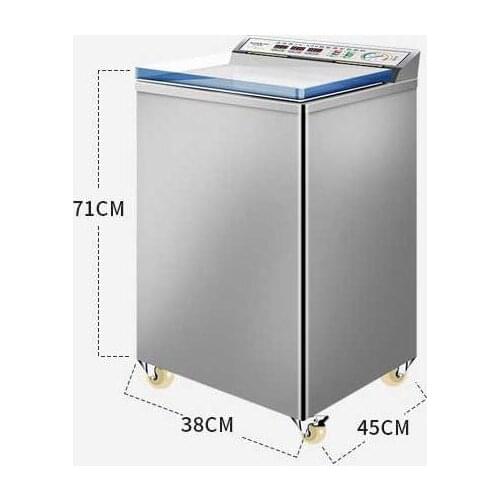 Wet and Dry Food Sealer 220V Commercial Vacuum Food Packing Machine Double Tea Sealing Machine ZK-600