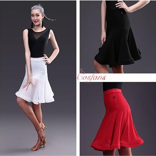 Woman latin dance skirt Tango costume Sexy rumba samba dance skirt for women training performance dress kids adult dance wear