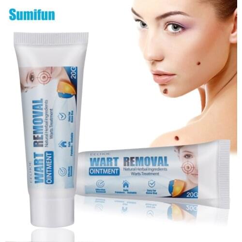 1Pcs 20g Warts Remover Antibacterial Cream Herbal Wart Treatment Ointment Skin Tag Mole Corns Medical Plaster Health Care