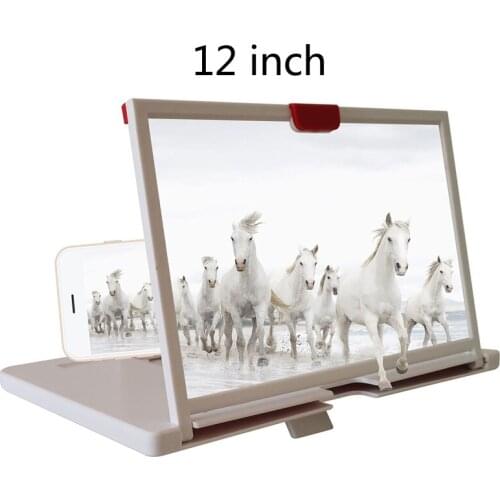 YYDS 10/12 Inch 3D Mobile Phone Screen Projection Amplifier Smartphone Desktop Holder
