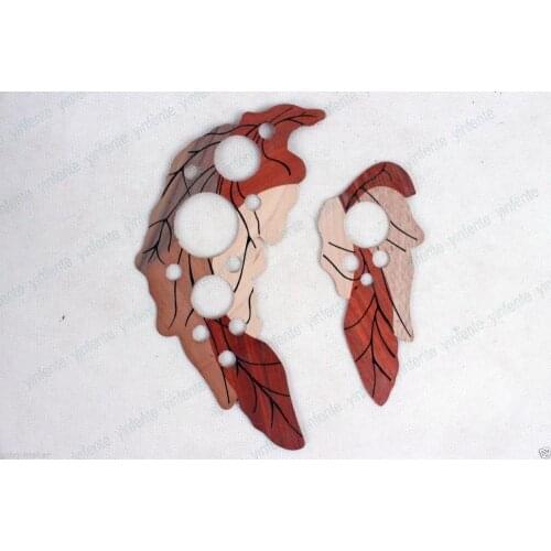 10set of 2 Acoustic Guitar Leaf Shell Pickguard Grape ScratchPlate