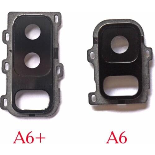 10pcs Back Rear Camera Frame Holder Glass Lens Cover Replacement For Samsung Galaxy A6 2018 /A6 + A600F A605F