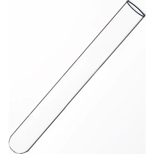 3pcs flat mouth test tube 40*205mm,Outer diameter 40mm,Full length 205mm,High borosilicate glass round bottom test tube